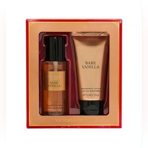 LAST CHANCE! Victoria's Secret Mini Bare Vanilla Fragrance Duo Gift Set